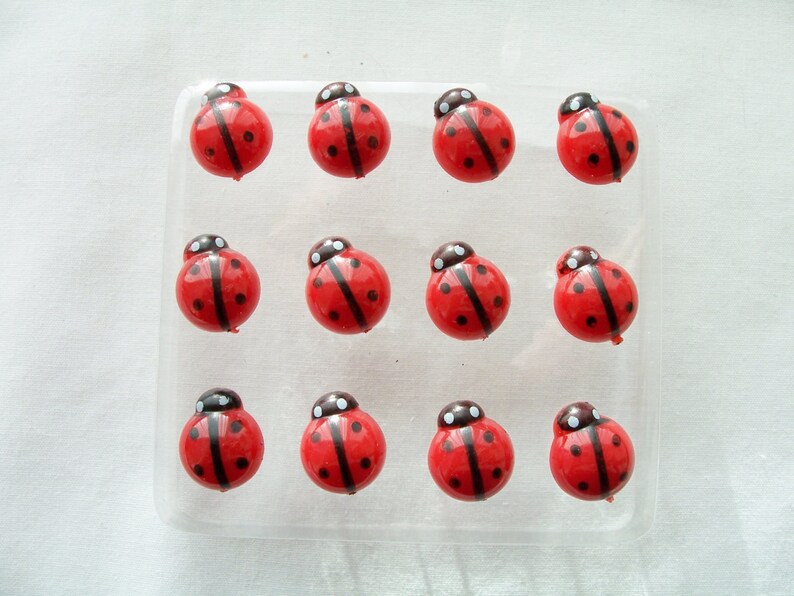 12 Luxury Ladybug push pins/thumb tacks ladybug accessories Etsy