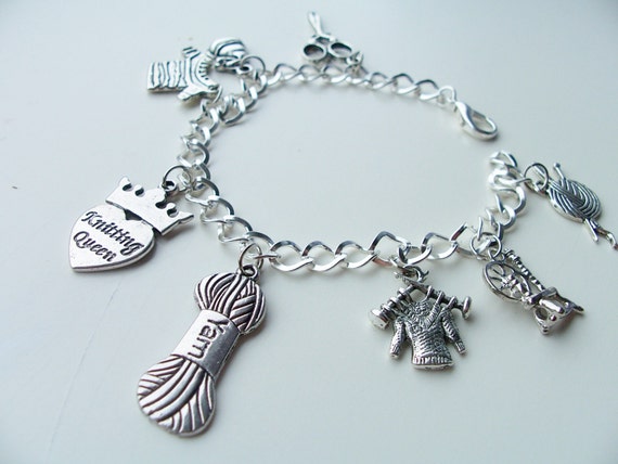 Metal charm bracelets sale