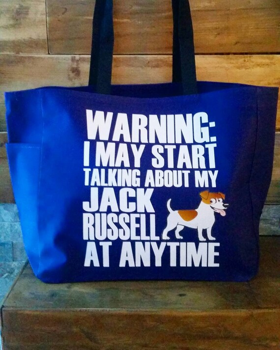 jack russell tote bag