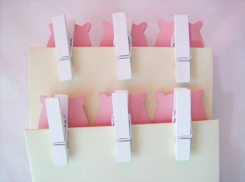 owl card clips owl favours 12 Owl wooden peg ornaments birthday party ornaments owl decorations owl wooden pegs