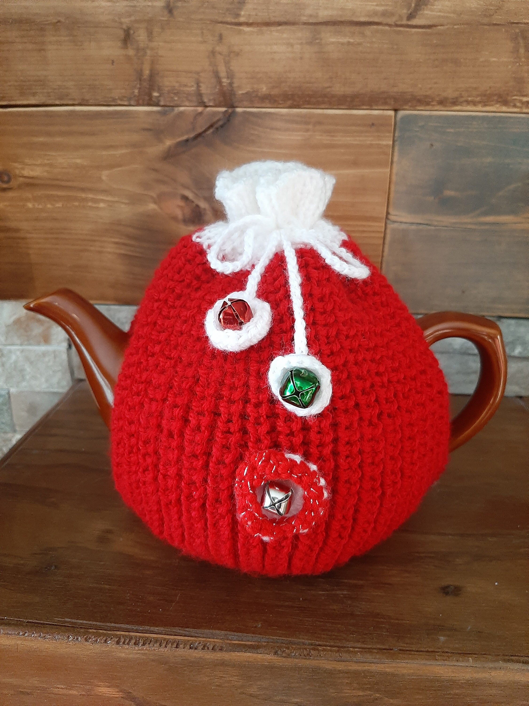 Knitted Tea Cozy Yarn Teapot Cover Knitted Teapot Cozy Etsy