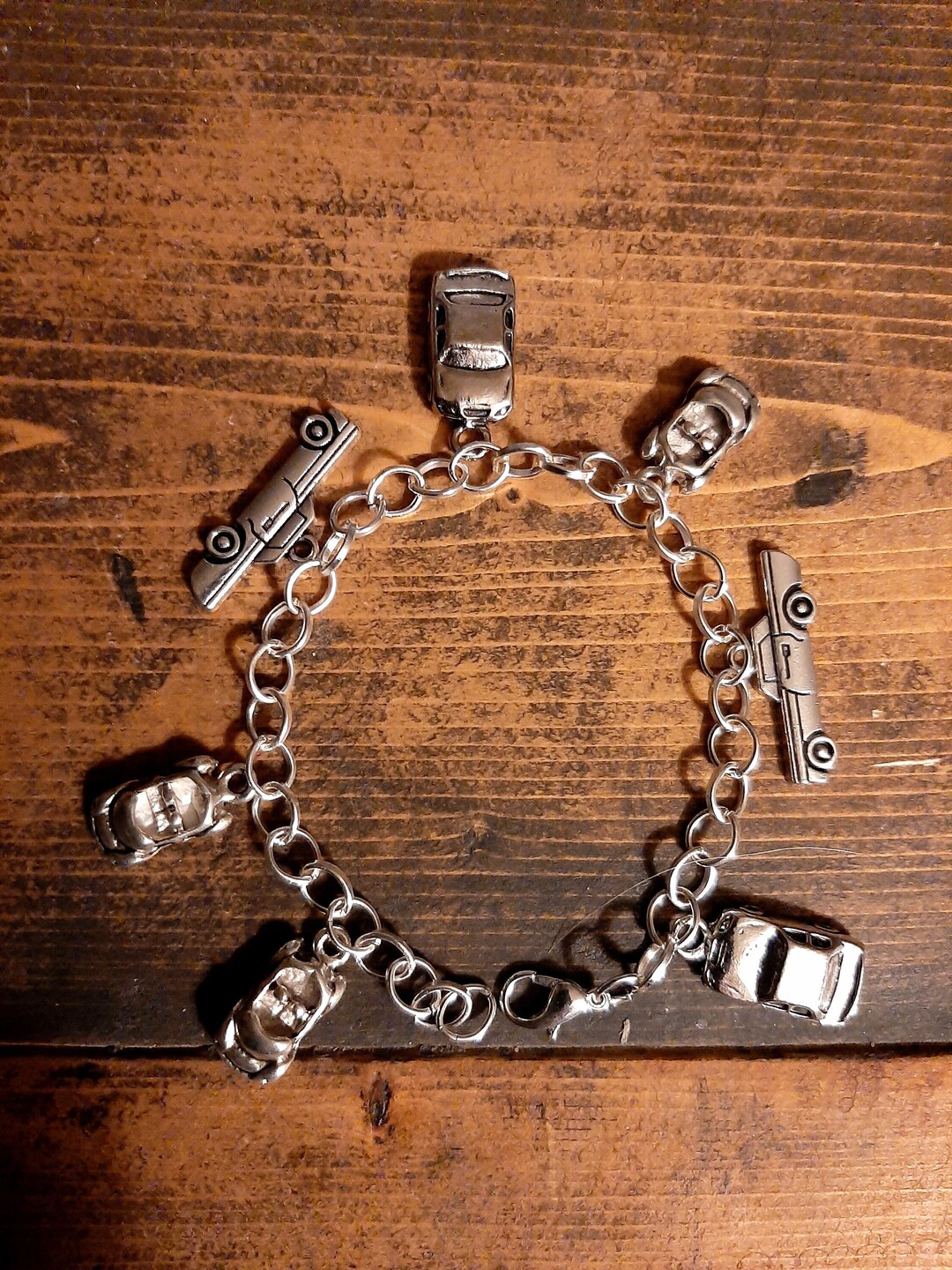 Cars/sports Car Themed Charm Bracelet Cars Metal Charm Bracelet Car