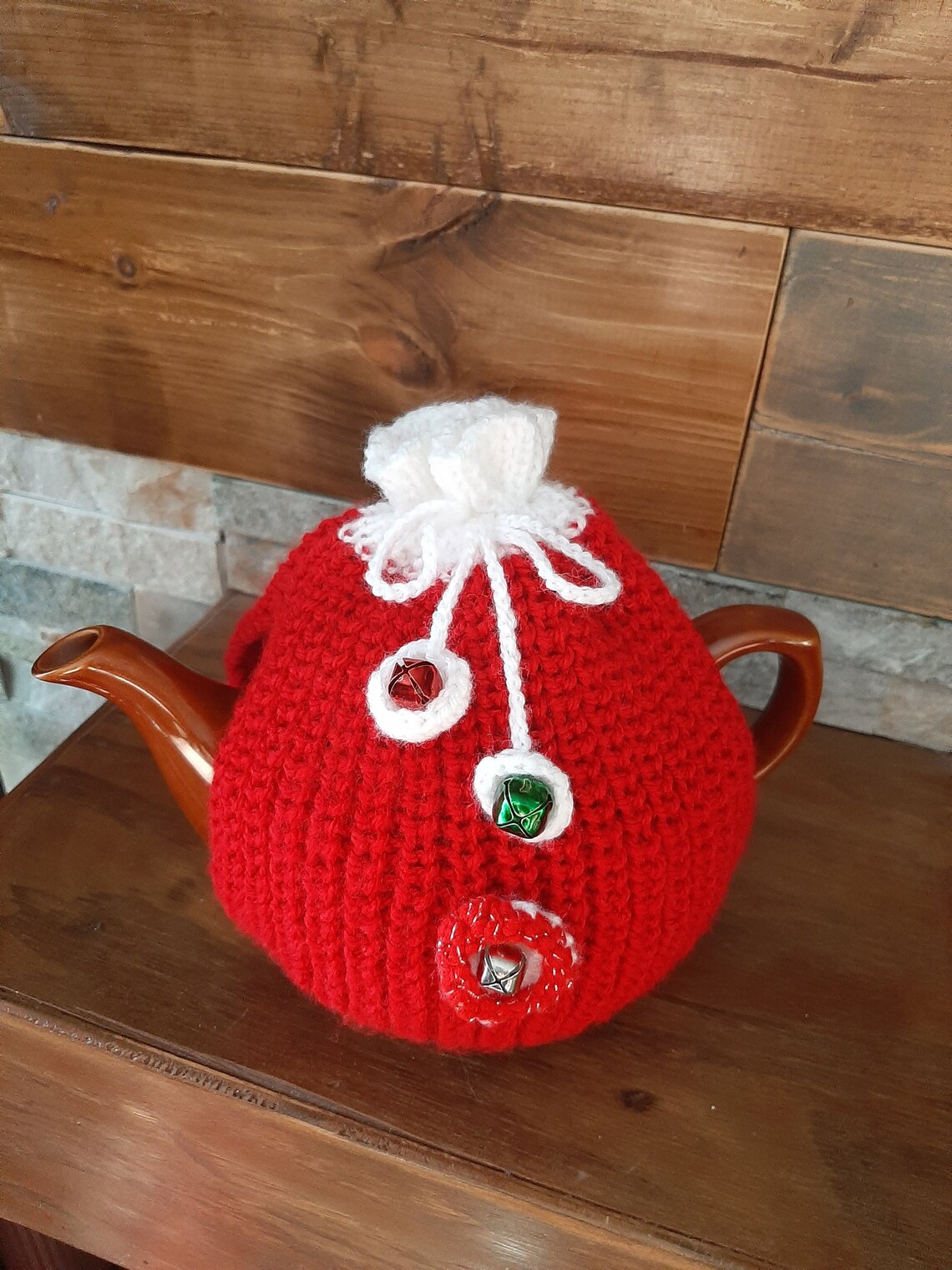 Knitted tea cozy yarn teapot cover knitted teapot cozy Etsy