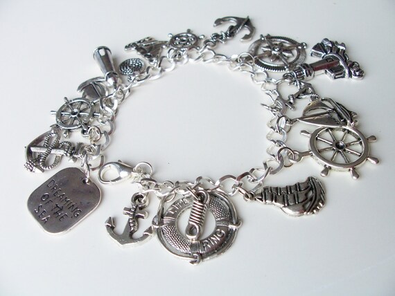 Nautical charm best sale bracelets