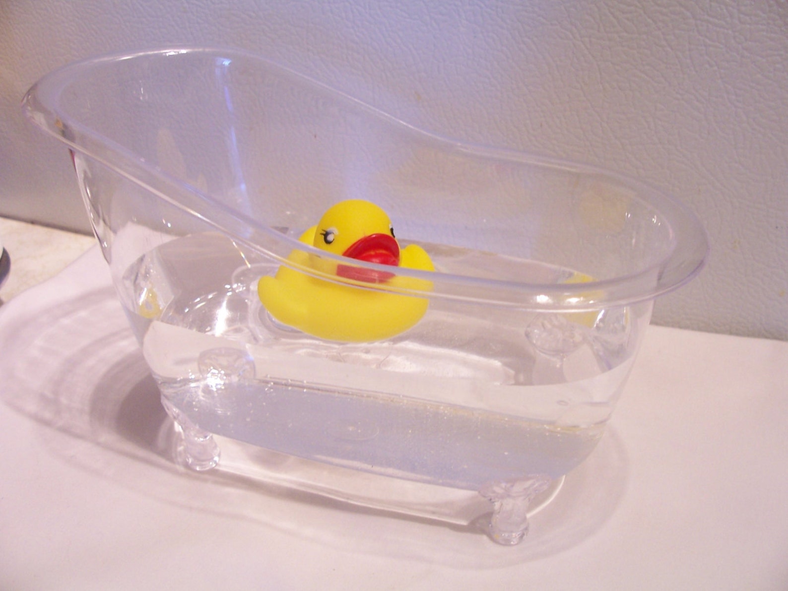 Clear bathtub table centerpiece/favour party table decor Etsy