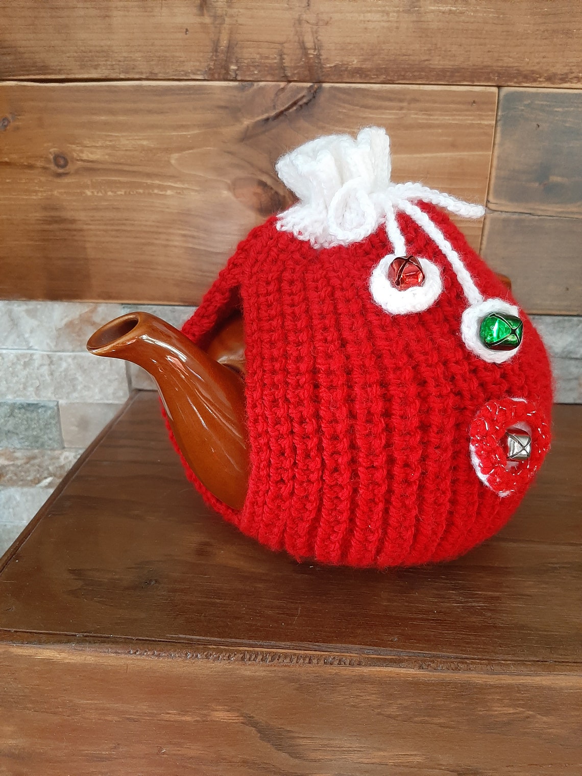 Knitted tea cozy yarn teapot cover knitted teapot cozy Etsy