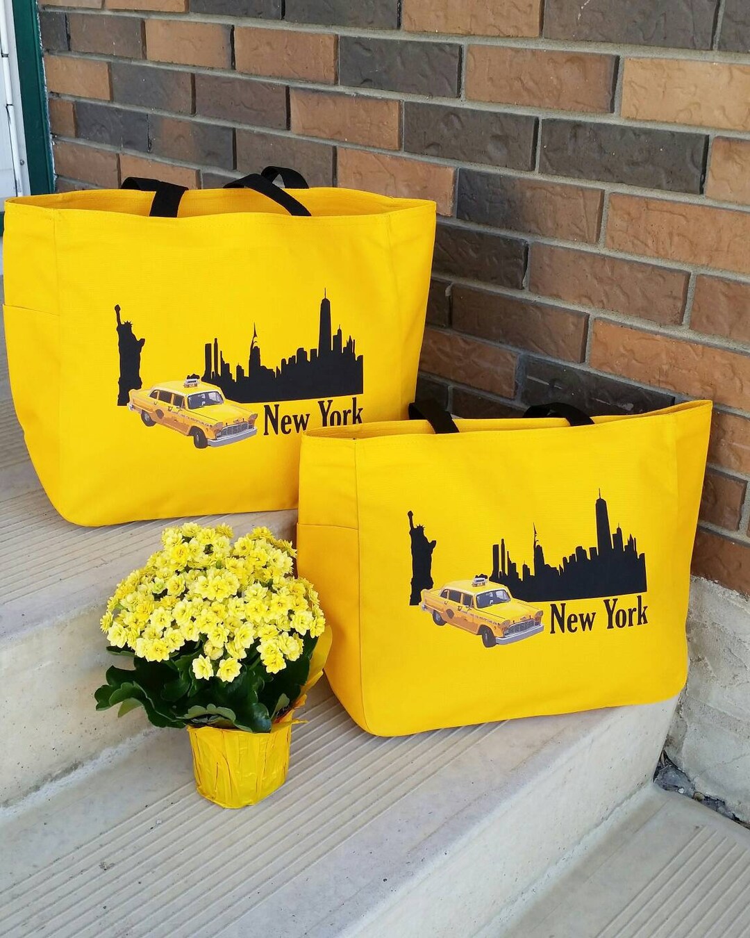 New York Tote Bag Polyester Tote Bag New York City Craft Etsy new-york-tote-bag-polyester-tote-bag-new-york-city-craft-etsy