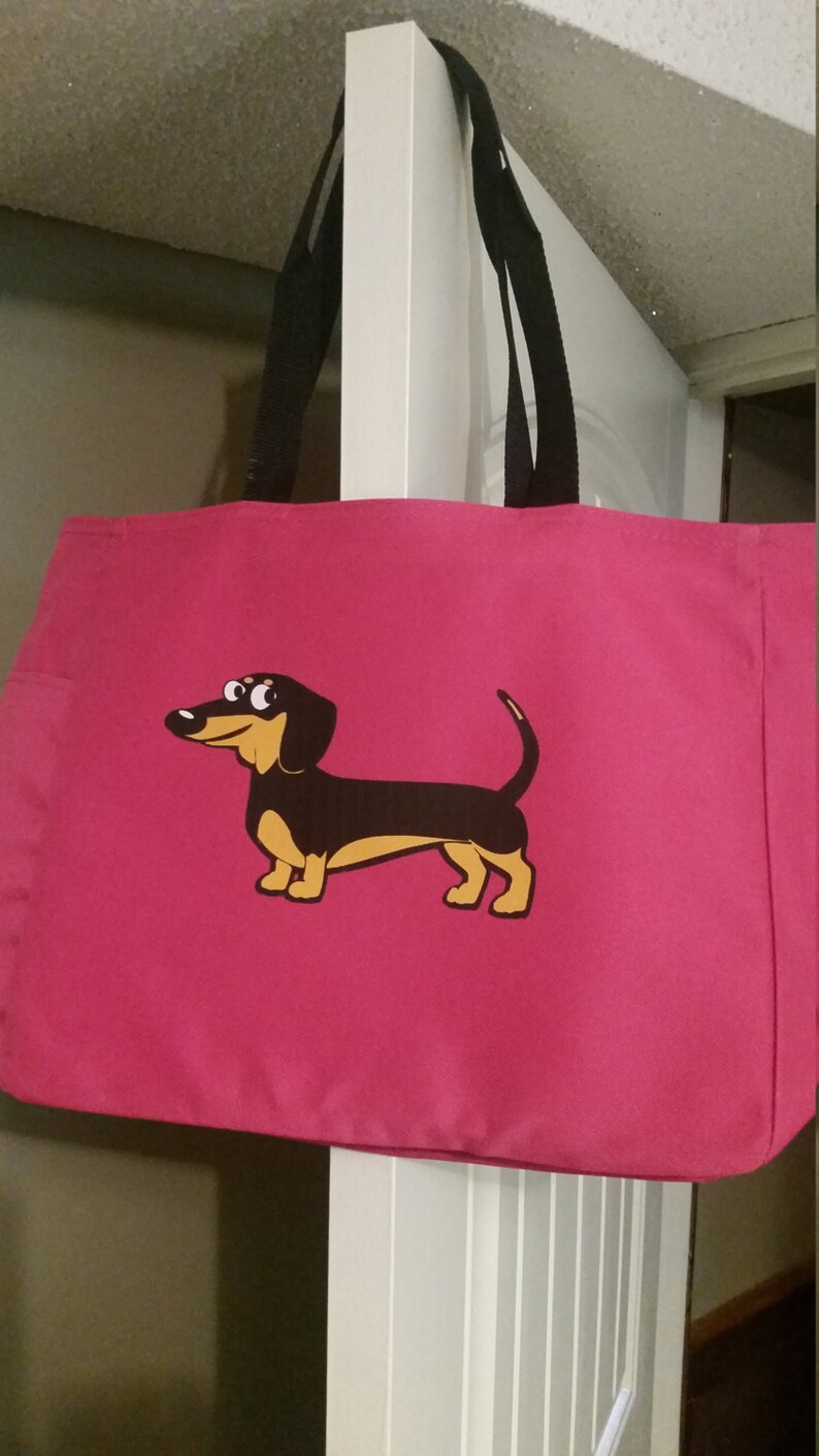 Cute Happy Pink Glazed Donut Cartoon Drawstring Bag