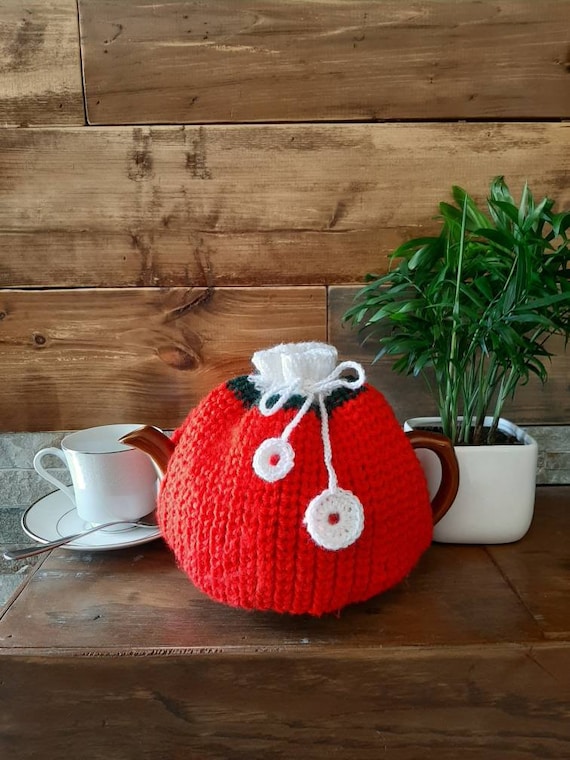 Knitted tea cozy yarn teapot cover knitted teapot cozy Etsy