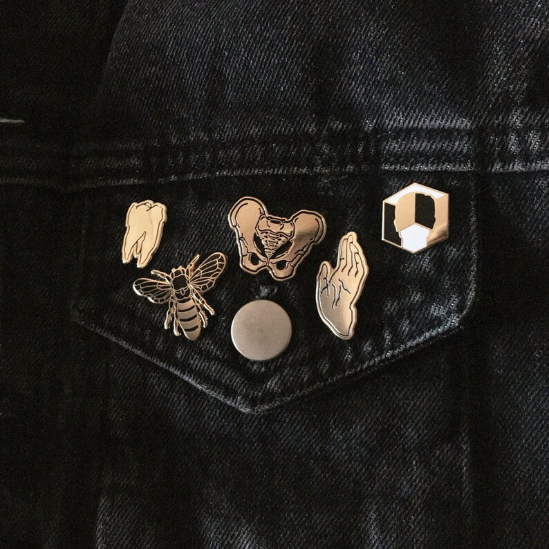 Save 20/% Build Your Own Gift Pack Choose any 3 Pins Custom Bee Pin Plant Based Anatomy Tooth Psychology Gramophone Antique Pin Set
