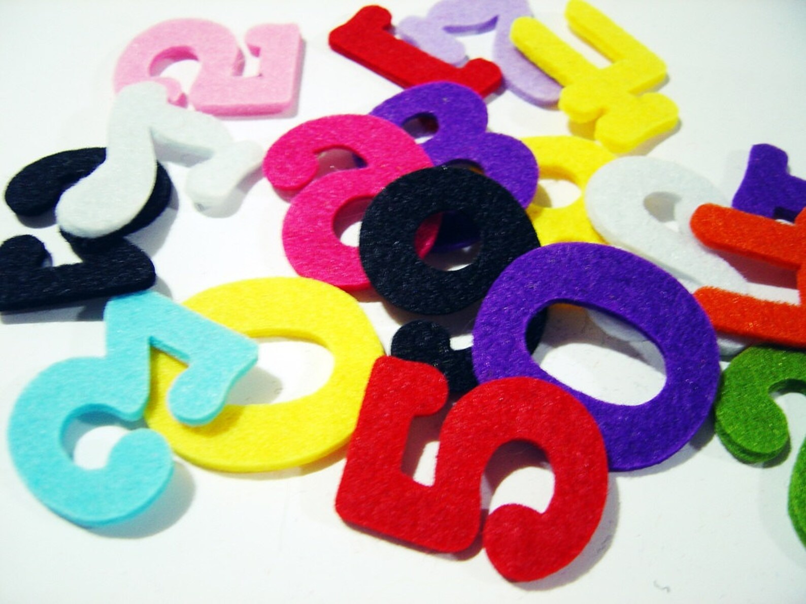 Thick Felt Numbers Great for Learning 1 1/2 Inch for Etsy
