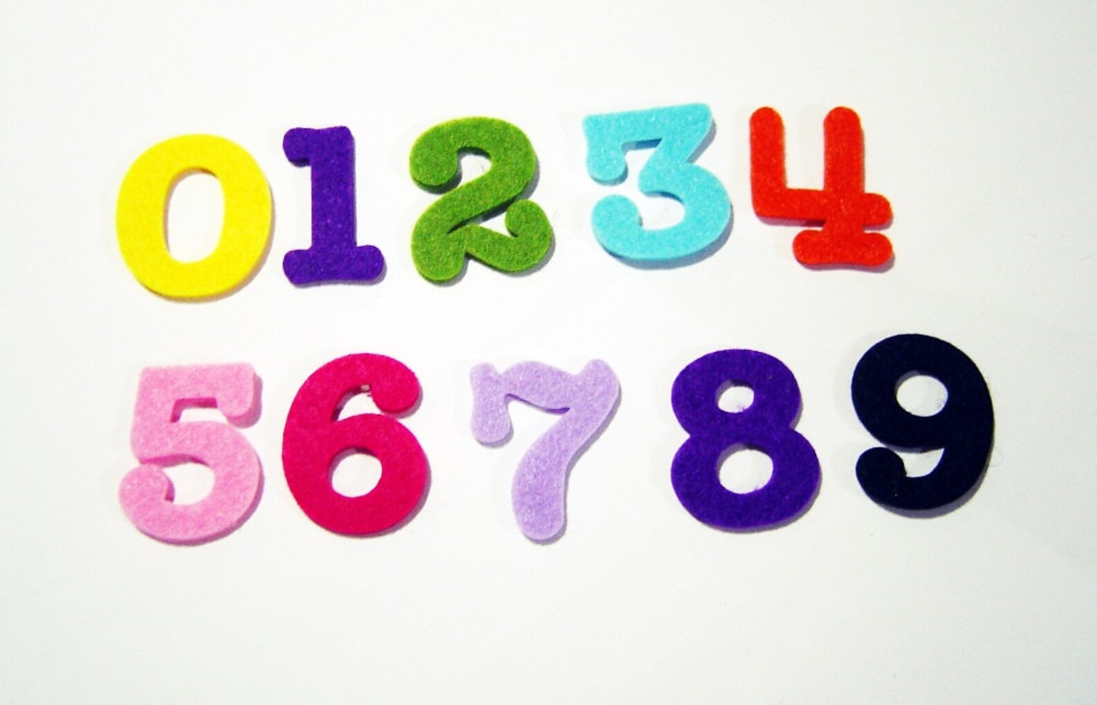 Thick Felt Numbers Great for Learning 1 1/2 Inch for Etsy
