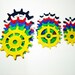 18 Pieces Felt Gadget Gears