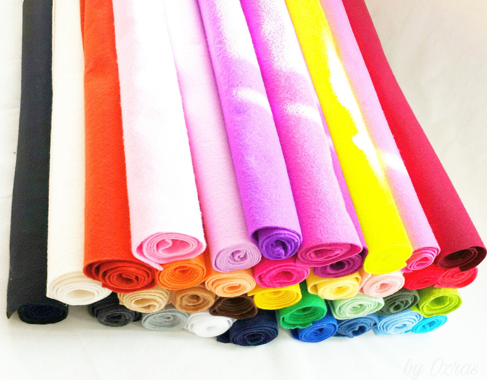 Acrylic Felt Sheets Pack of 10 sheets 20 X 20 inch. 50 cm Etsy