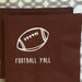 BN1214 - football y'all beverage napkin, 40 ct