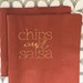 BN1246 - chips and salsa beverage napkin, 40 ct
