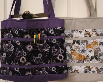 Cat Tote Bags