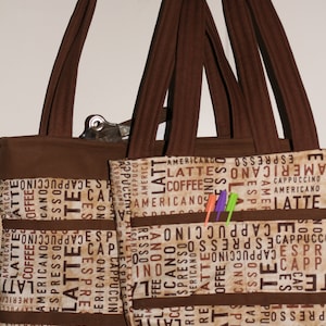 Sacolas para cardápio de café