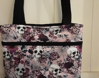 Summer Skulls Tote Bag
