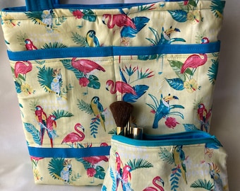 Tropical Birds Tote Bags