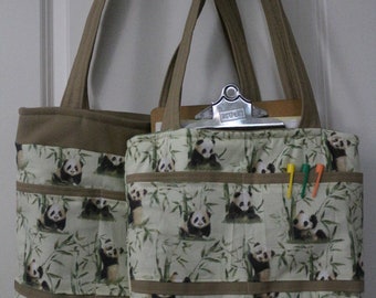 Panda Tote Bags