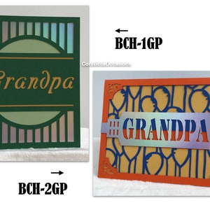 Personalized Birthday Card - GRANDPA Birthday Card - Birthday Card For Him - Custom Birthday Card - Grandfather Greeting Card  Handmade Card