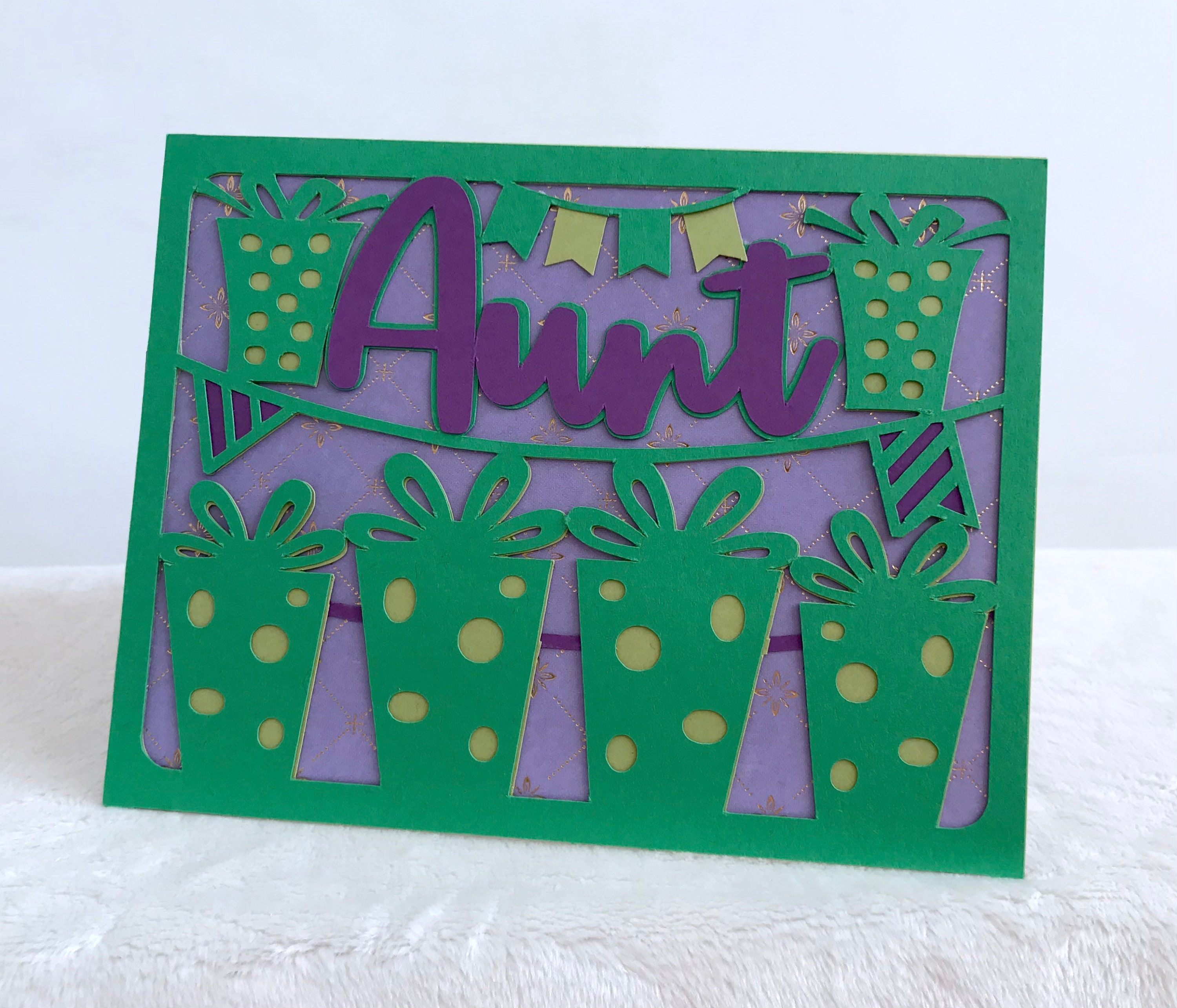 BIRTHDAY CARD for HER: Birthday Card for Aunt - Personalized Birthday ...