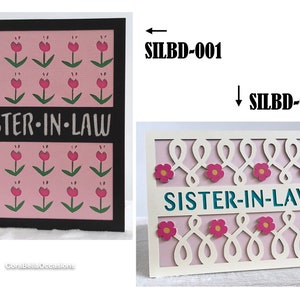 BIRTHDAY CARD for HER: Sister-In-Law Birthday Card - Personalized Birthday Card - Sister-In-Law Greeting Card - Homemade Card - Custom Card