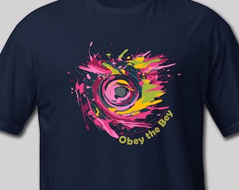 Obey the Bey – Adult Unisex Fit - Beyblade Inspired Short Sleeve Tee