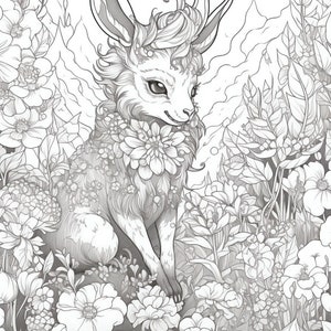 Mythical Creature Coloring Pages includes A4 and 8.5x11 - Etsy