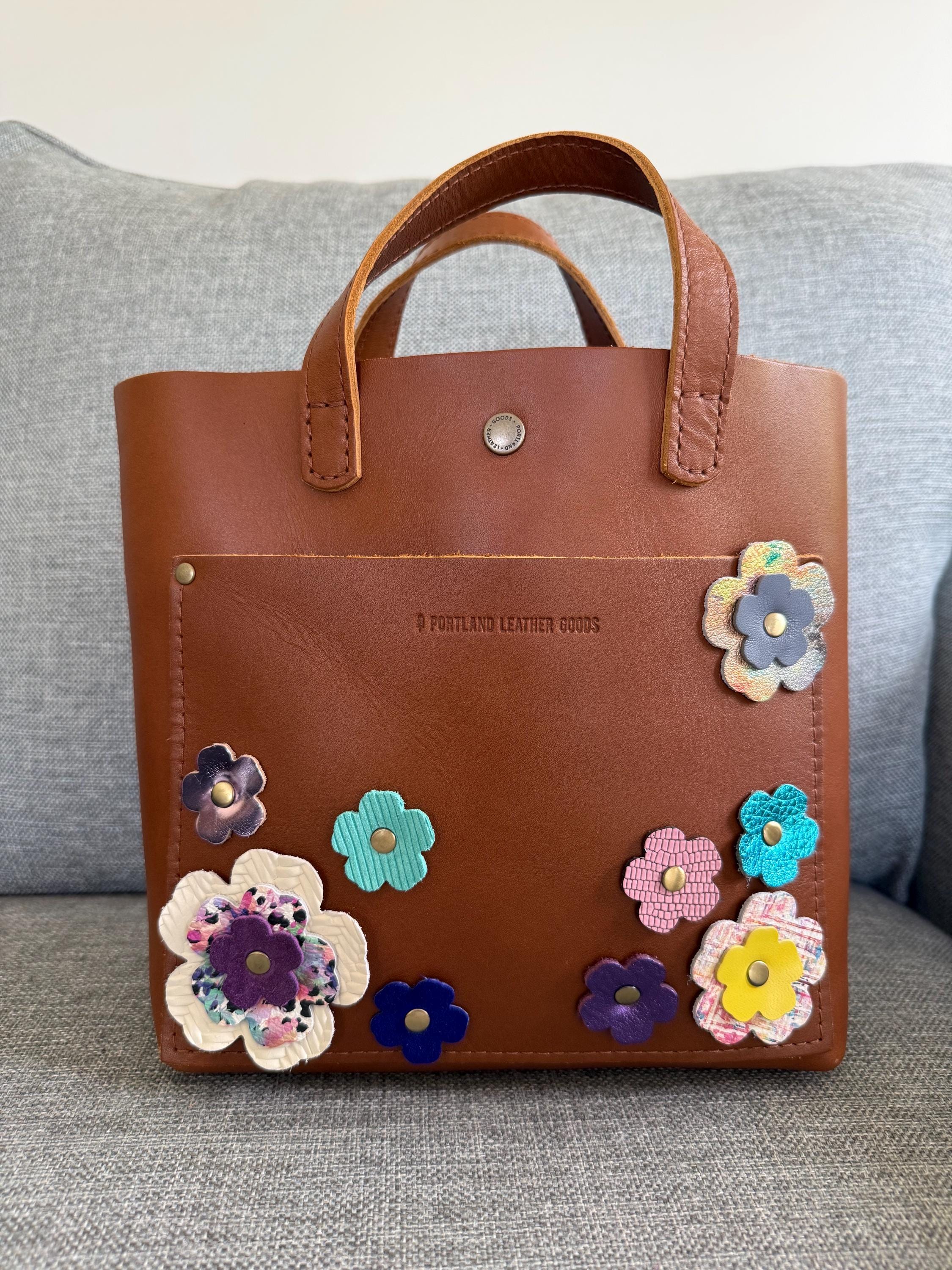 Portland Leather Goods Snap mini backpack unicorn Tulip Snap Mini Backpack - $89.00 | Portland Leather Resale  main image 3