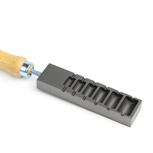 Bead roller with 6 tubes, small, model no. 3