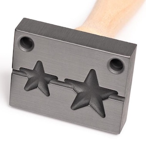 Bead press with two star shapes