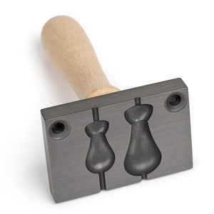 Bead press with two cat shapes