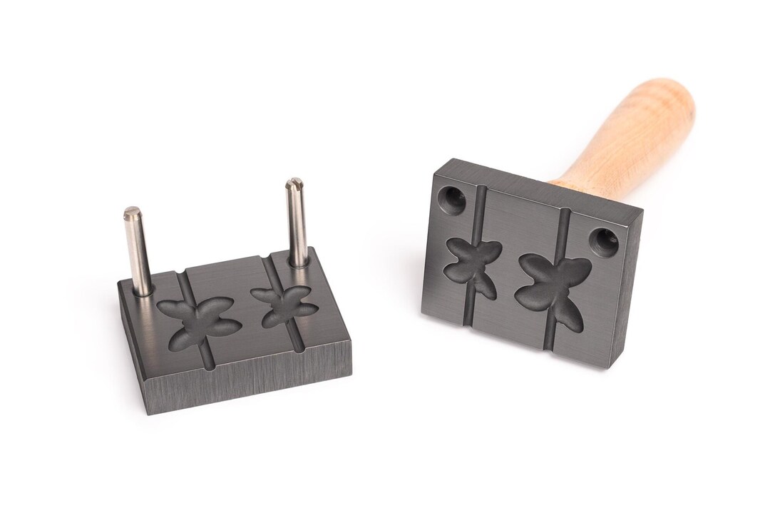 Bead Press With Butterfly Moulds, Model No. 4, Horizontal Mandrel Guide ...