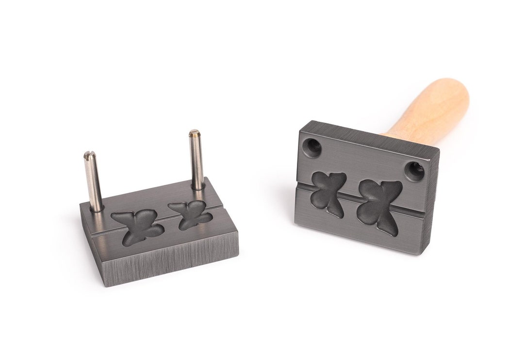 Bead Press With Butterfly Moulds, Model No. 2, Vertical Mandrel Guide ...