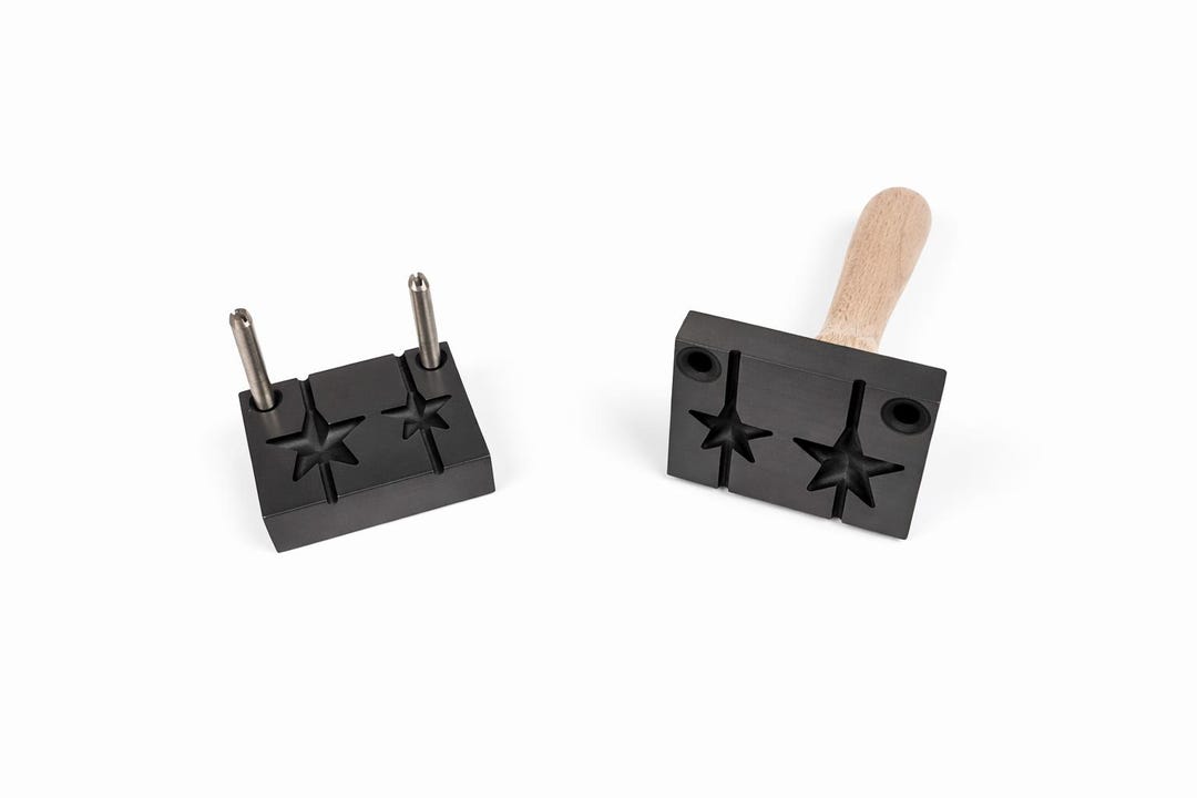 Bead Press With Two Star Shapes, Vertical Mandrel Guide - Etsy