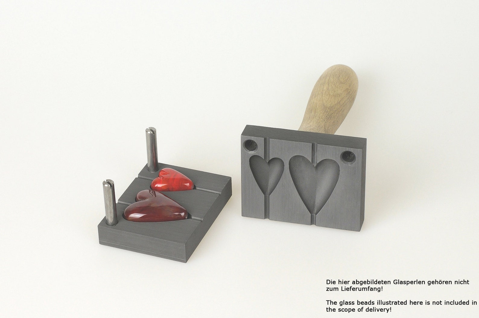 Bead Press Two Hearts, Long Version, Vertical Mandrel Guide - Etsy