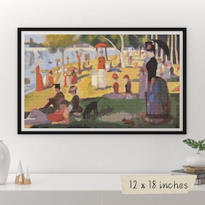Seurat - A Sunday Afternoon Cross Stitch Pattern (PDF)