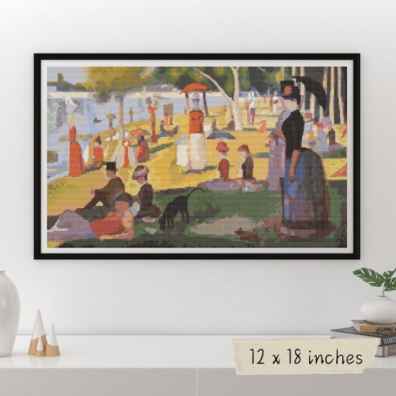 ジョルジュ・スーラの有名な絵画「ピクニック」をモチーフにした