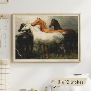 They'll Want Us Again Cross Stitch Kit, Alfred William Strutt, Horses Art Embroidery