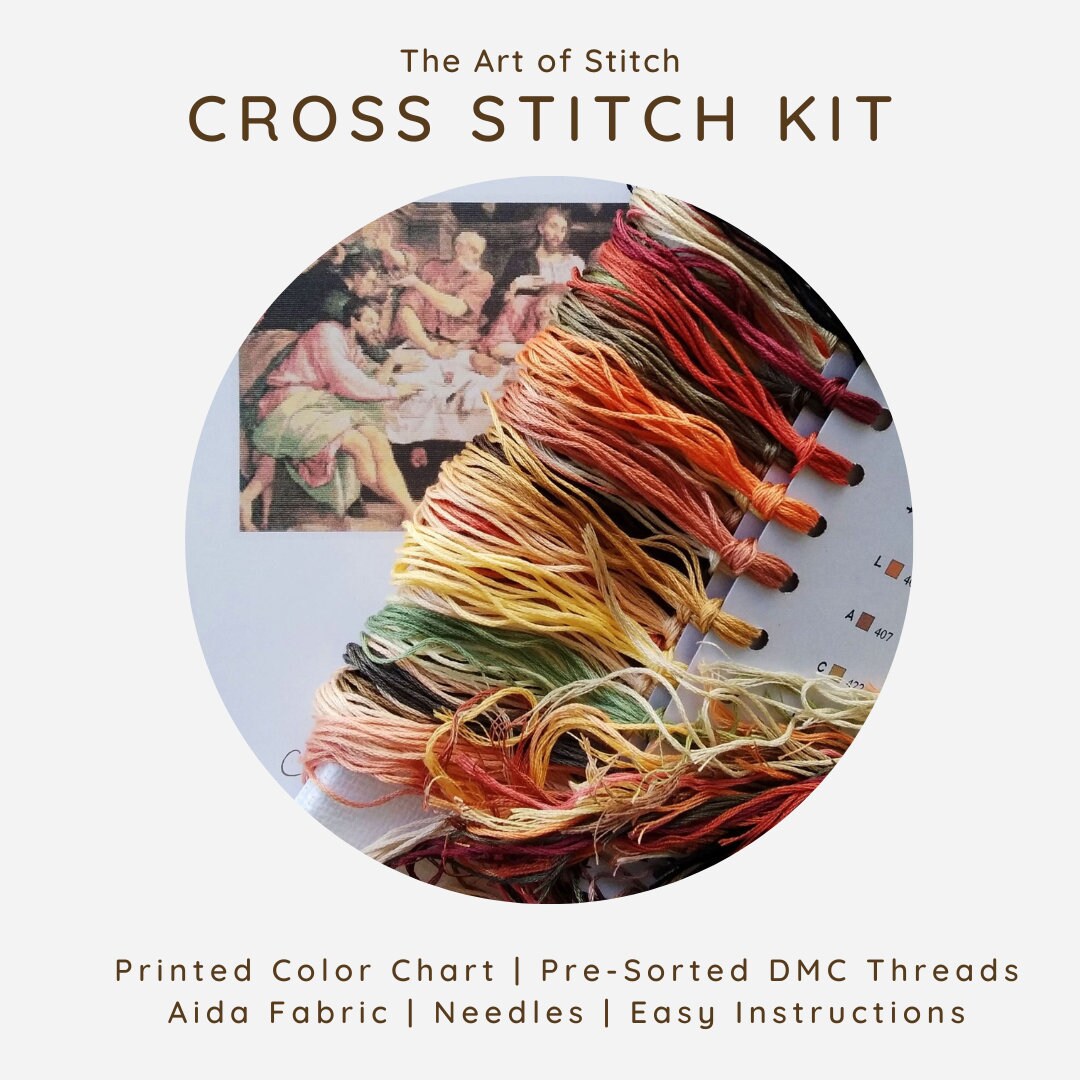 Quick delivery 248stitch,82x58 cm Egyptian Cotton Counted Cross Stitch