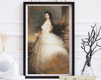 皇后シシィ クロスステッチ パターン、オーストリアのエリザベート X