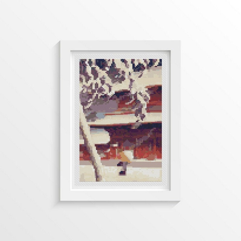 PATTERN PDF Temple Mini Cross Stitch Pattern, Asian Embroidery Chart, Kawase Hasui - Etsy PATTERN PDF Temple Mini Cross Stitch Pattern, Asian Embroidery Chart, Kawase Hasui - Etsy