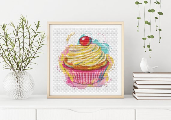 Cupcake Cross Stitch Chart