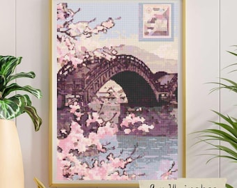 神奈川沖浪裏 クロスステッチキット 葛飾北斎 浮世絵刺繍 - Etsy 日本