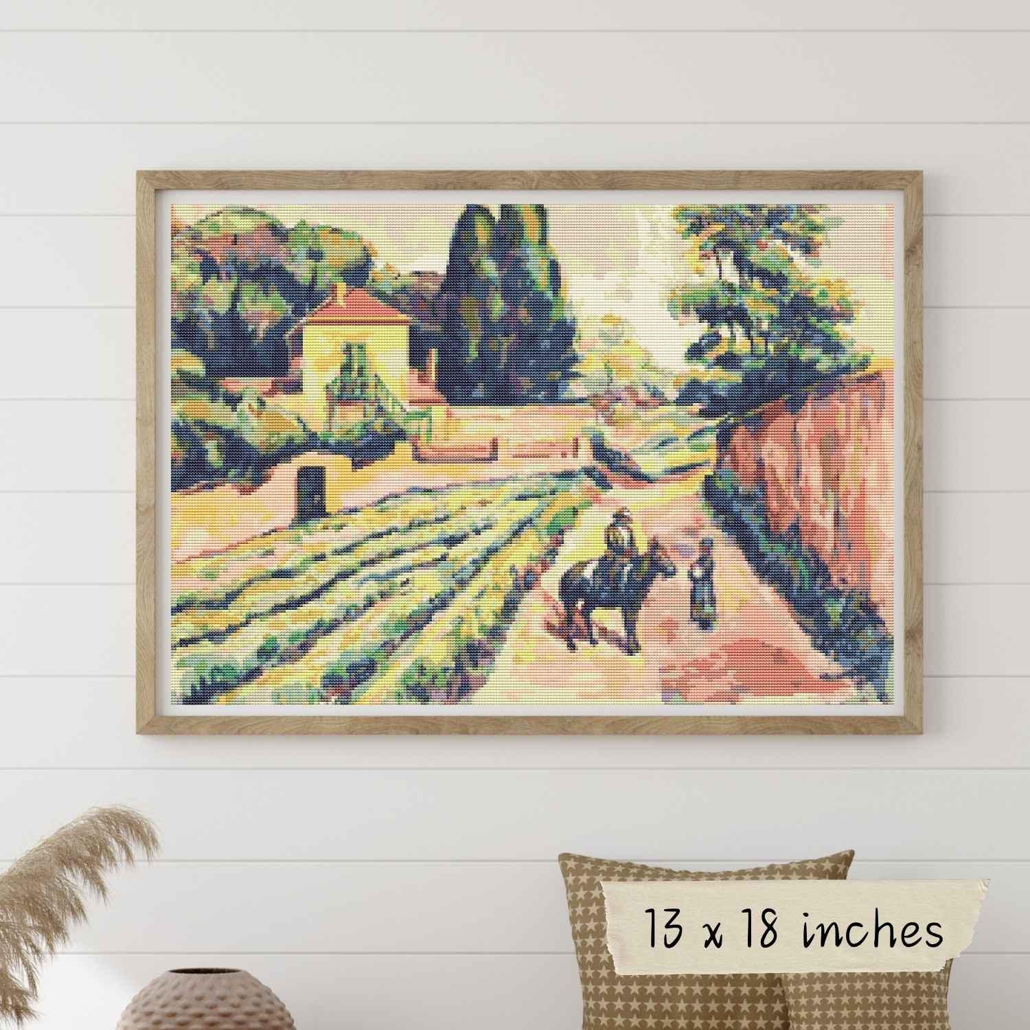 Landscape From Saint Tropez Cross Stitch Kit | Nicolae Darascu