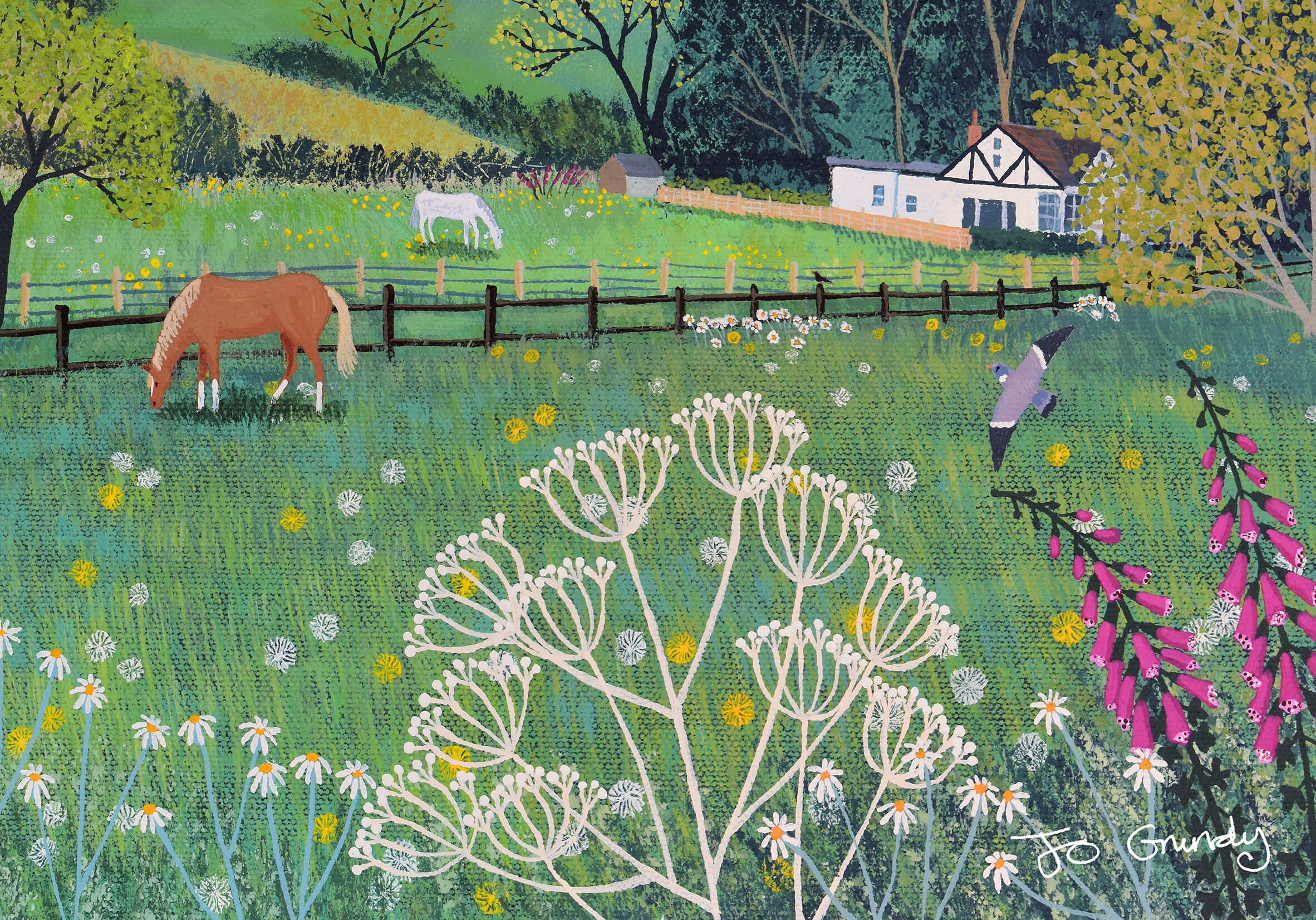 Horse Print Large Canvas Print 25 X 30 Inches Ready to Hang Etsy UK