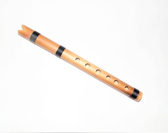 Flûte traversière en bambou quenilla péruvienne faite main, accordée en ré instrument à vent andin indigène Instrument de musique folklorique du Pérou