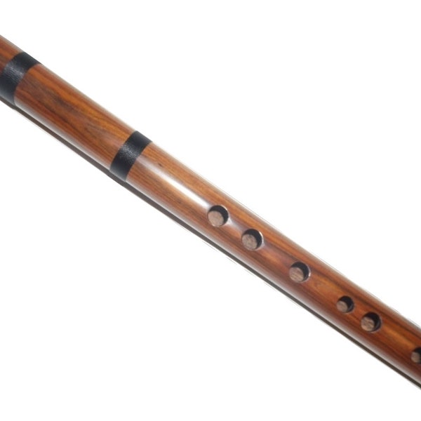 Rosewood  Quena From Peru -Quena Tuned G Sol  Handmade Quena Quena Wood Item in USA - Case Included